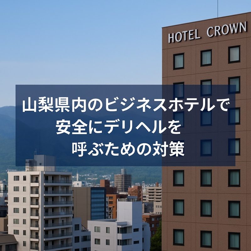 山梨県内のビジネスホテルで安全にデリヘルを呼ぶための対策